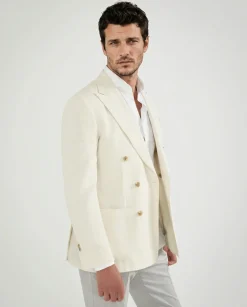 Blanc cassé veste croisée - Made in Italy