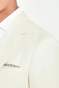 Blanc cassé veste croisée - Made in Italy