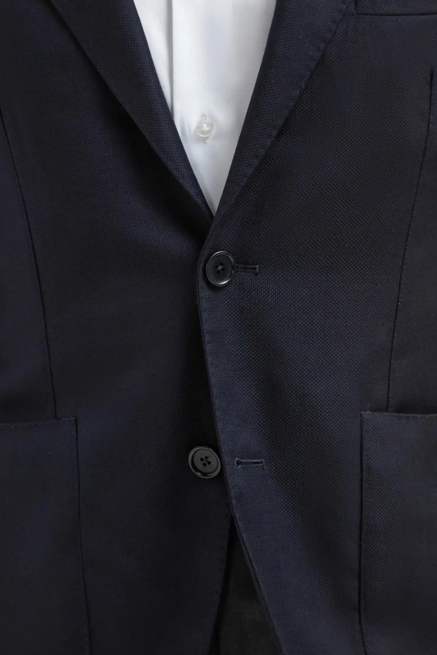 Blazer bleu Entièrement entoilé - Made in Italy
