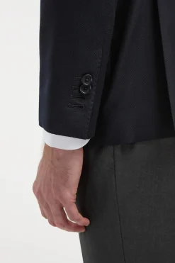 Blazer bleu Entièrement entoilé - Made in Italy