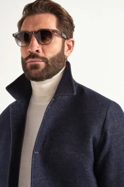 Blouson bomber bleu - Made in Italy