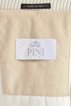 Bomber à capuche Blanc cassé - Made in Italy