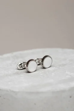 Boutons de manchette en nacre - Made in Italy