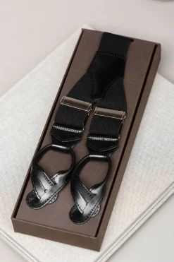 Bretelles noires - Made in Italy