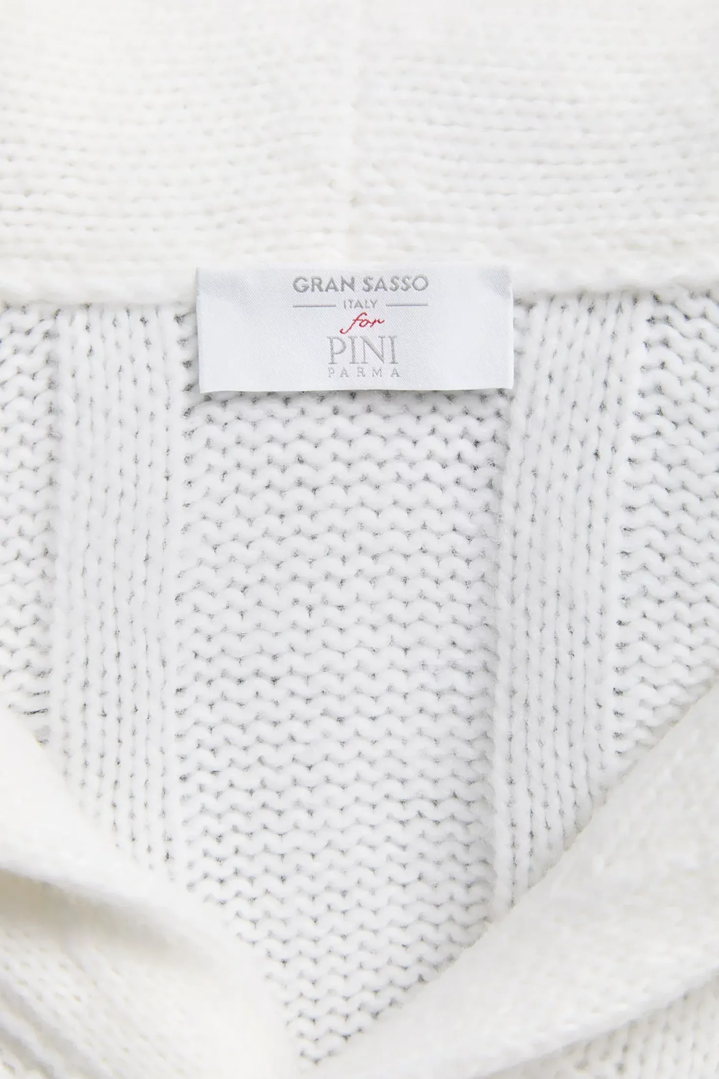 Cardigan en maille blanc - Made in Italy