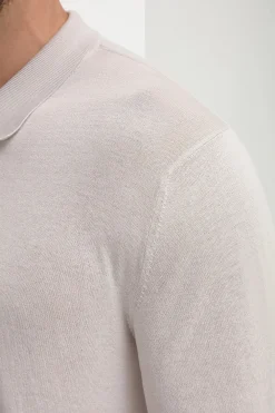 Cardigan polo Stone - Made in Italy