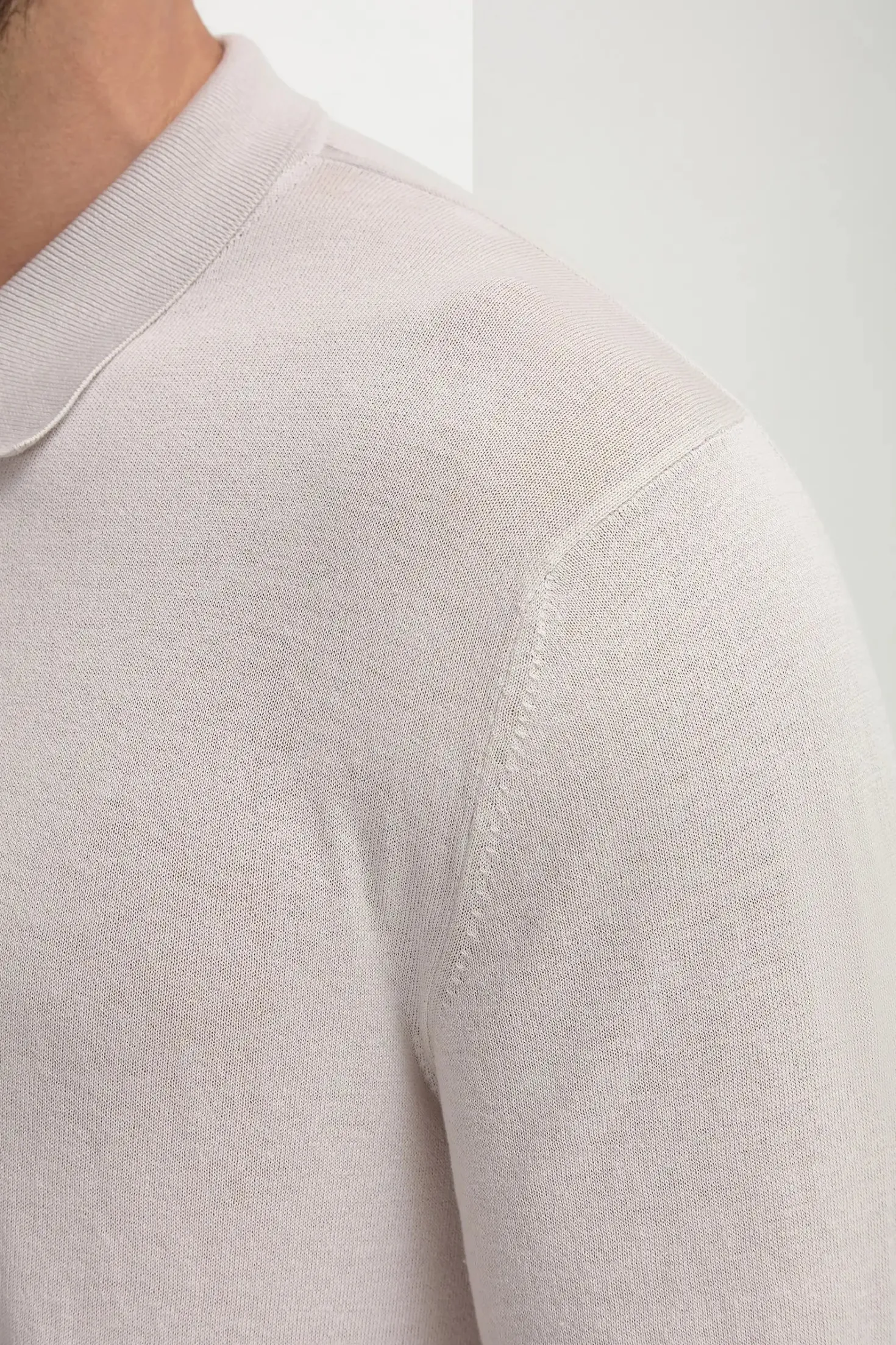Cardigan polo Stone - Made in Italy