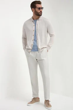 Cardigan polo Stone - Made in Italy