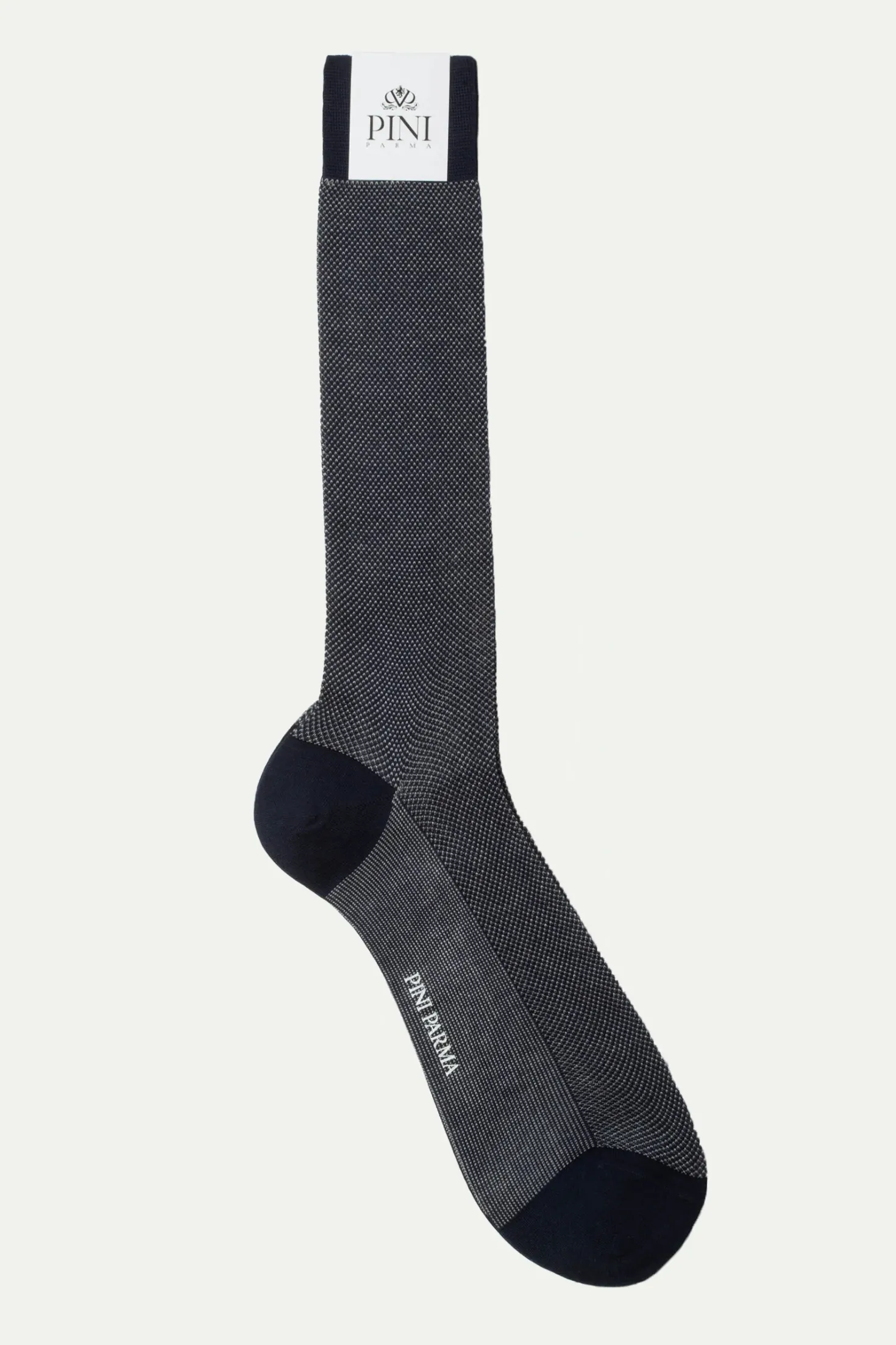 Chaussettes courtes à motifs bleues - Made in Italy