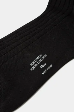 Chaussettes hautes noires - Made in Italy