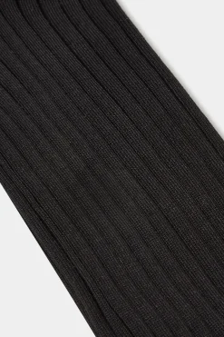 Chaussettes hautes noires - Made in Italy