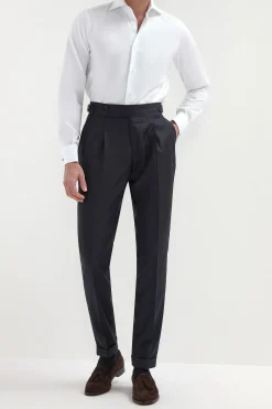 Chemise blanche à poignets mousquetaires - Made In Italy