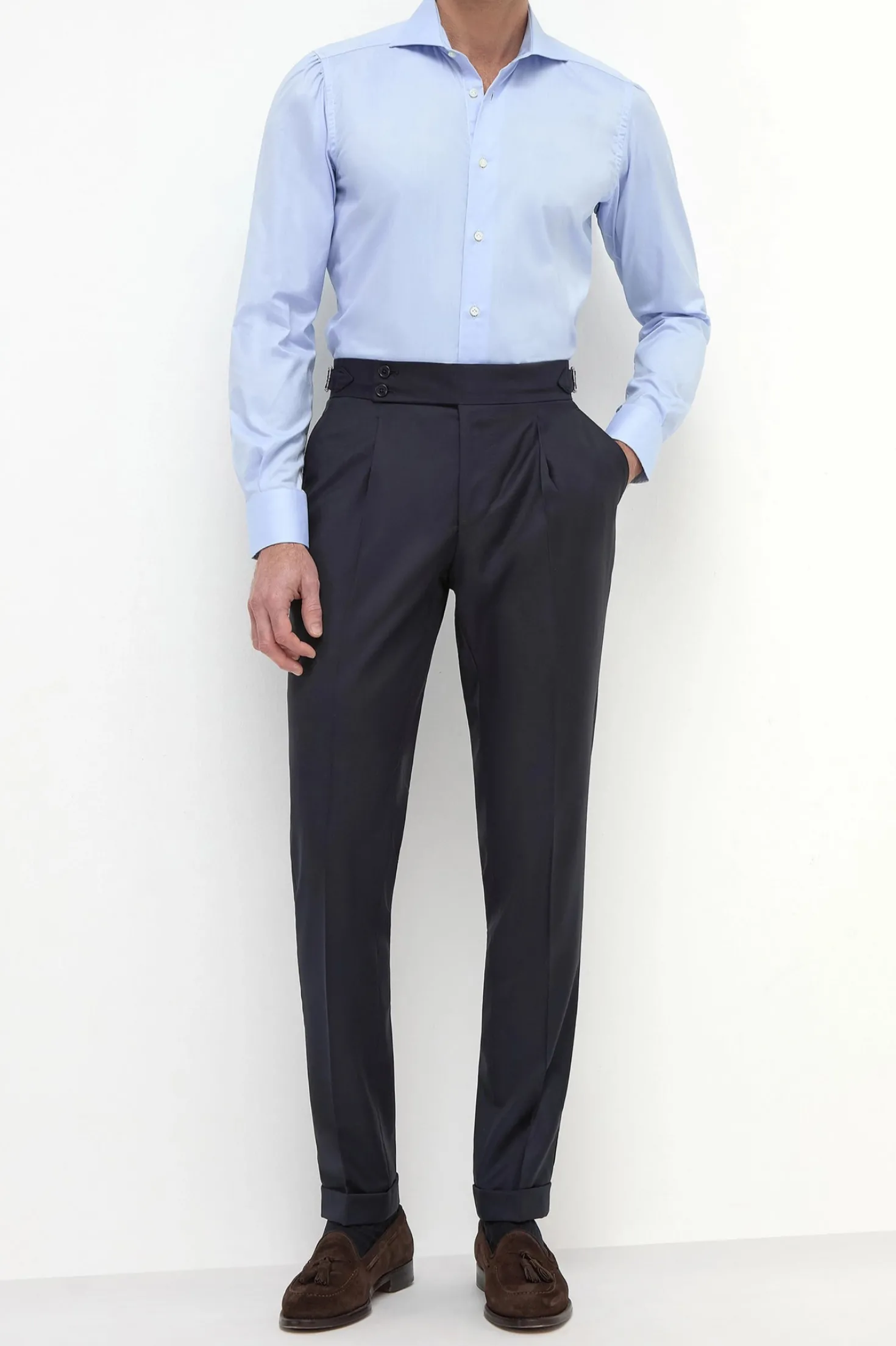 Chemise bleu clair « collection Sartoriale » - Made in Italy