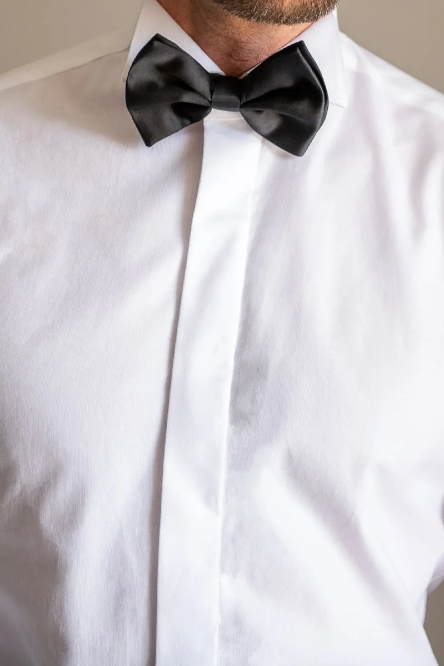 Chemise de smoking blanche - Made in Italy