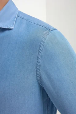 Chemise en denim stone - Made in Italy
