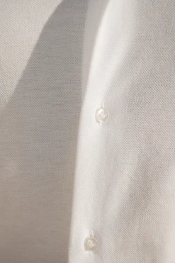 Chemise en jersey blanc - Made in Italy