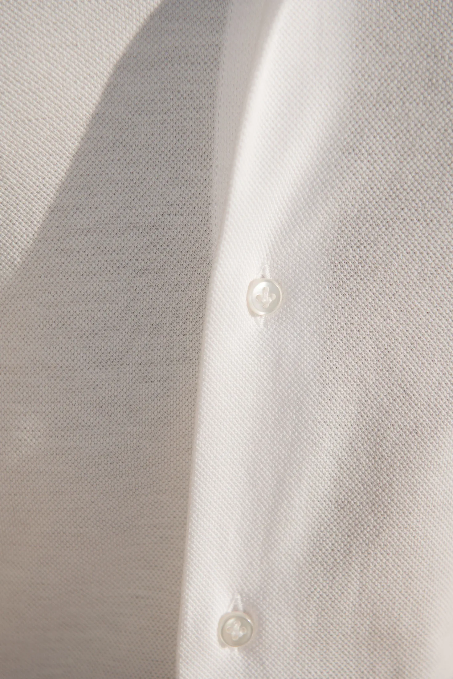 Chemise en jersey blanc - Made in Italy
