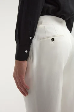 Chemise en lin noire - Made in Italy