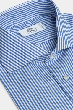 Chemise rayée bleue - Made in Italy