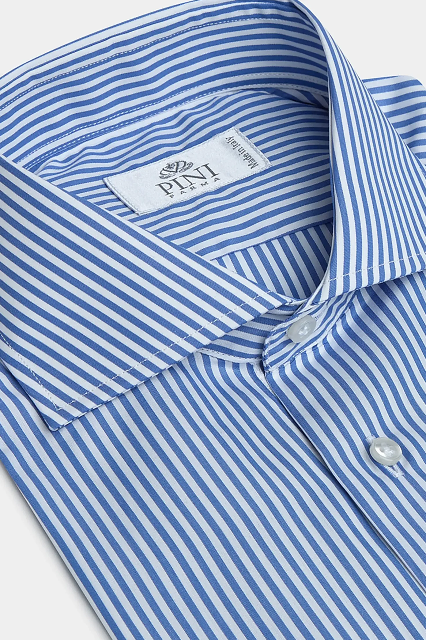 Chemise rayée bleue - Made in Italy