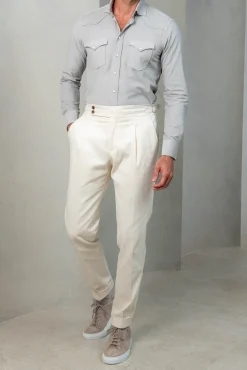 Chemise western Stone effet velours - Made in Italy