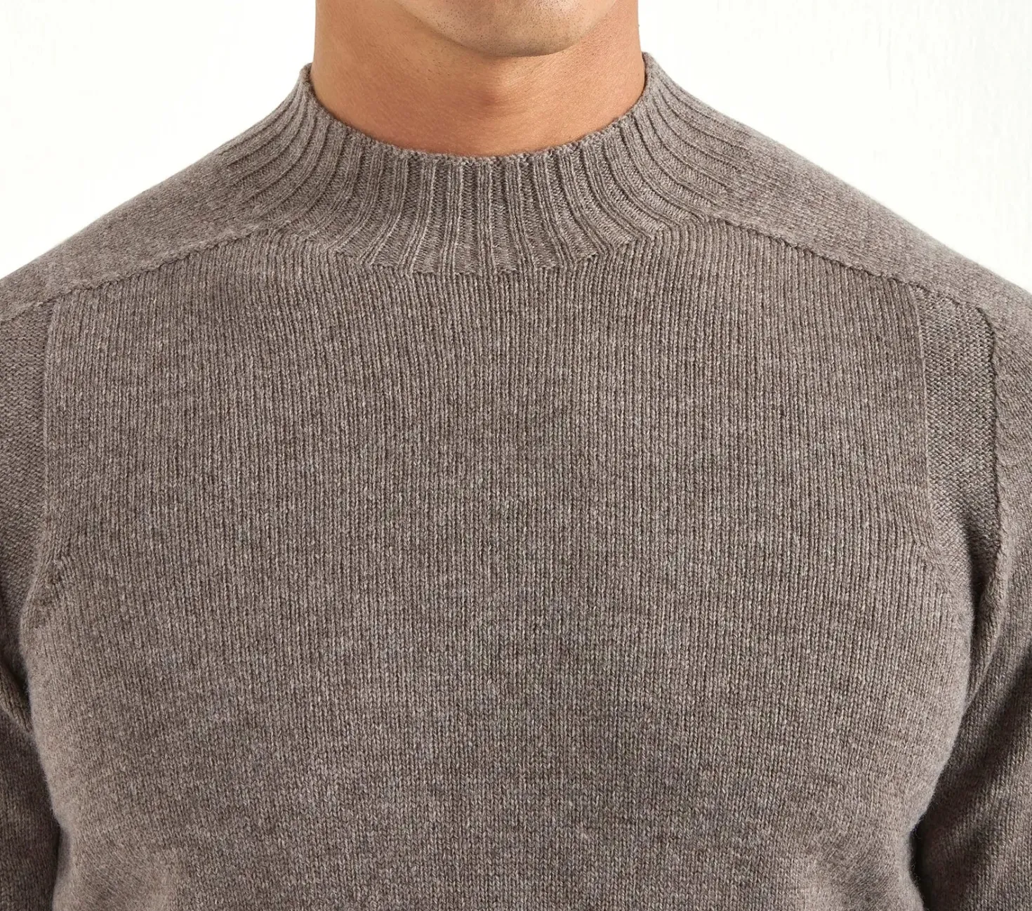 Col montant taupe - Made in Italy