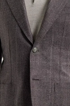 Costume prune Glen Check - Made in Italy