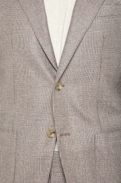 Costume taupe Prince de Galles - Made in Italy
