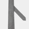 Cravate en flanelle grise - Made in Italy