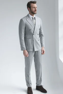 Derby en daim marron - Made in Italy