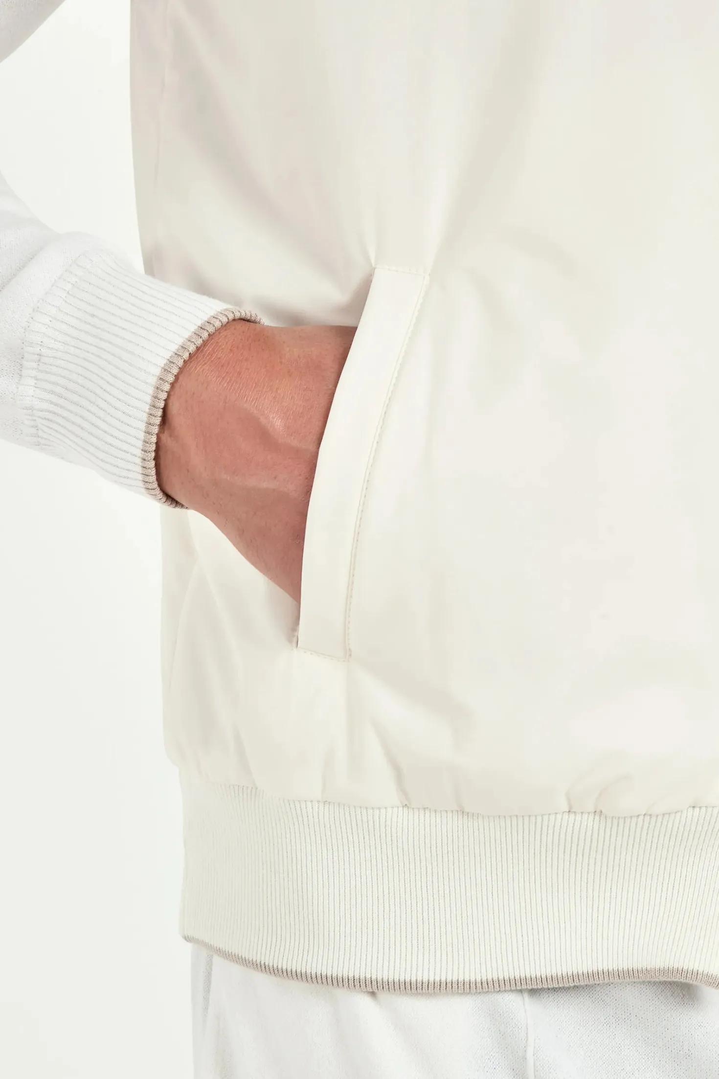 Gilet Blanc cassé - Made in Italy