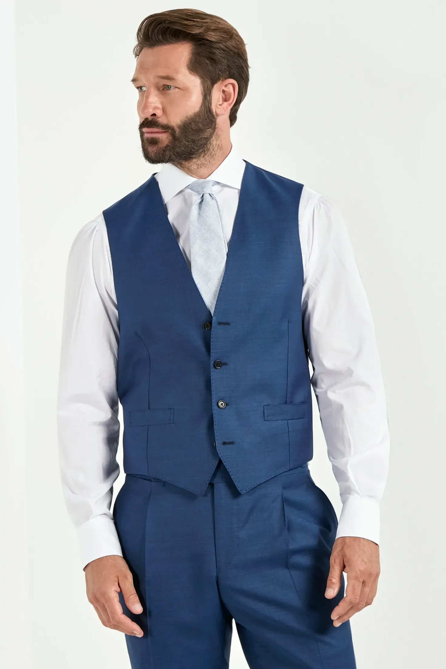 Gilet Bleu roi - Made in Italy