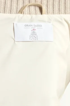 Gilet en alcantara sable - Made in Italy
