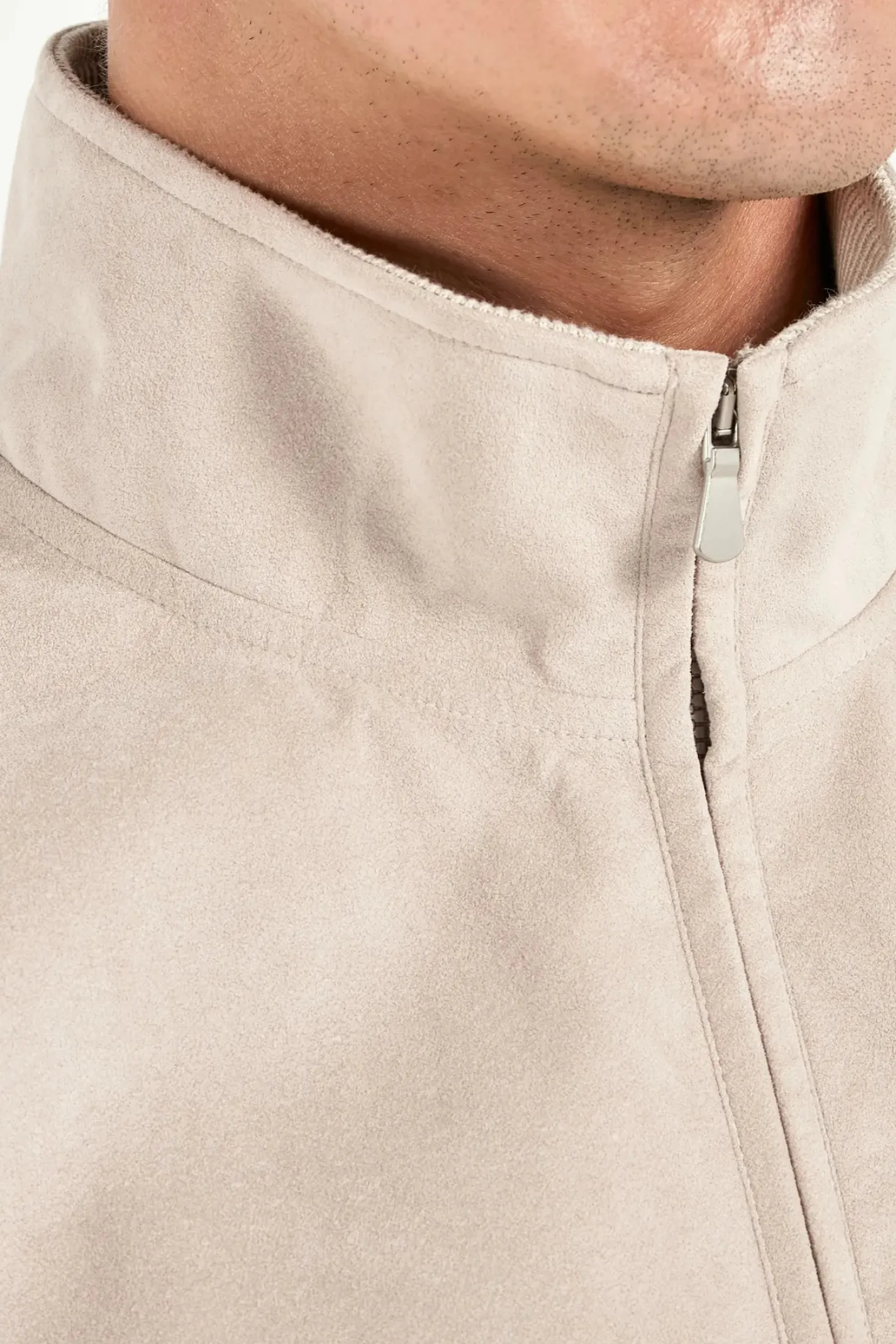 Gilet Stone en alcantara - Made in Italy