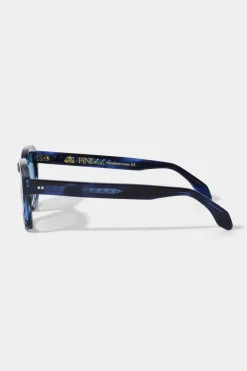 Lunettes de soleil Ischia bleues - Made in Italy