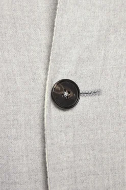 Manteau réversible gris clair et blanc - Made in Italy