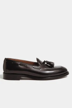 Mocassins à pampilles marron foncé - Made in Italy