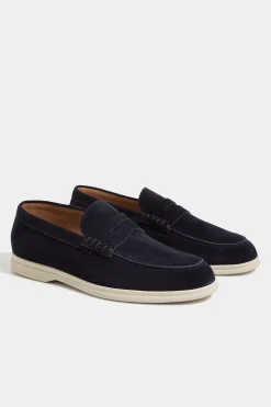 Mocassins penny bleus - Made in Italy