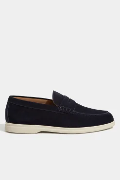 Mocassins penny bleus - Made in Italy