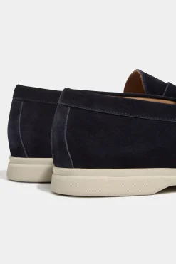 Mocassins penny bleus - Made in Italy