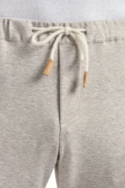 Pantalon de jogging en jersey taupe clair - Made in Italy