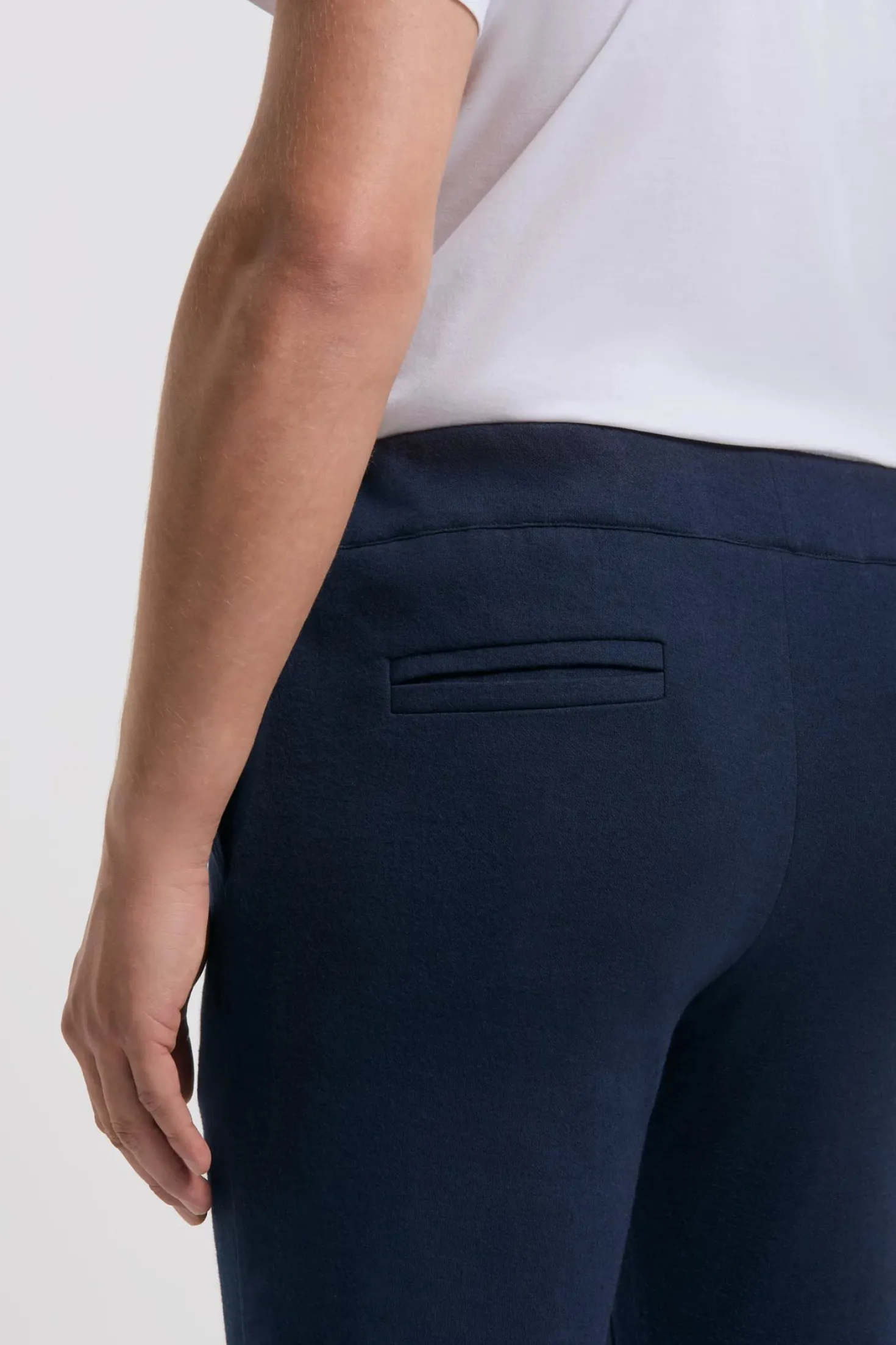Pantalon de jogging en jersey bleu - Made in Italy