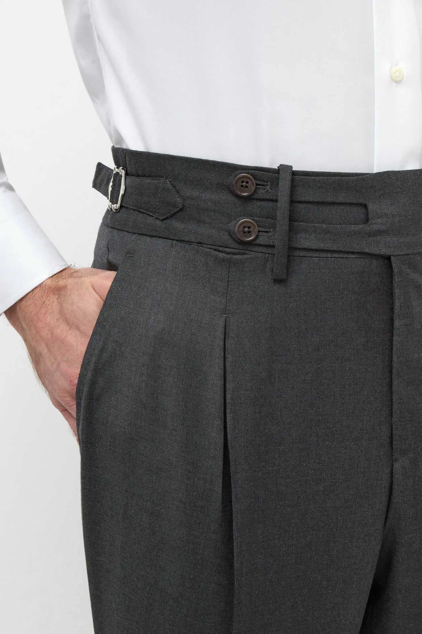 Pantalon Limited Edition gris foncé - Made in Italy