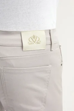 pantalon 5 poches sable - Made in Italy