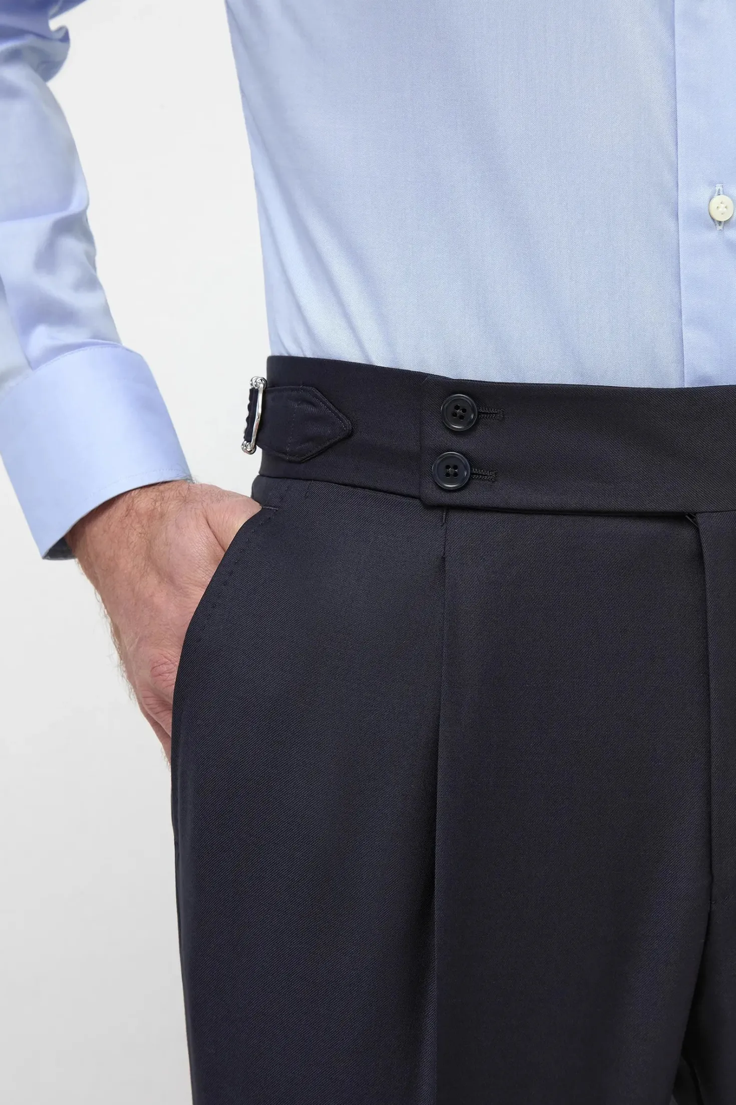 Pantalon Soragna bleu - Made in Italy