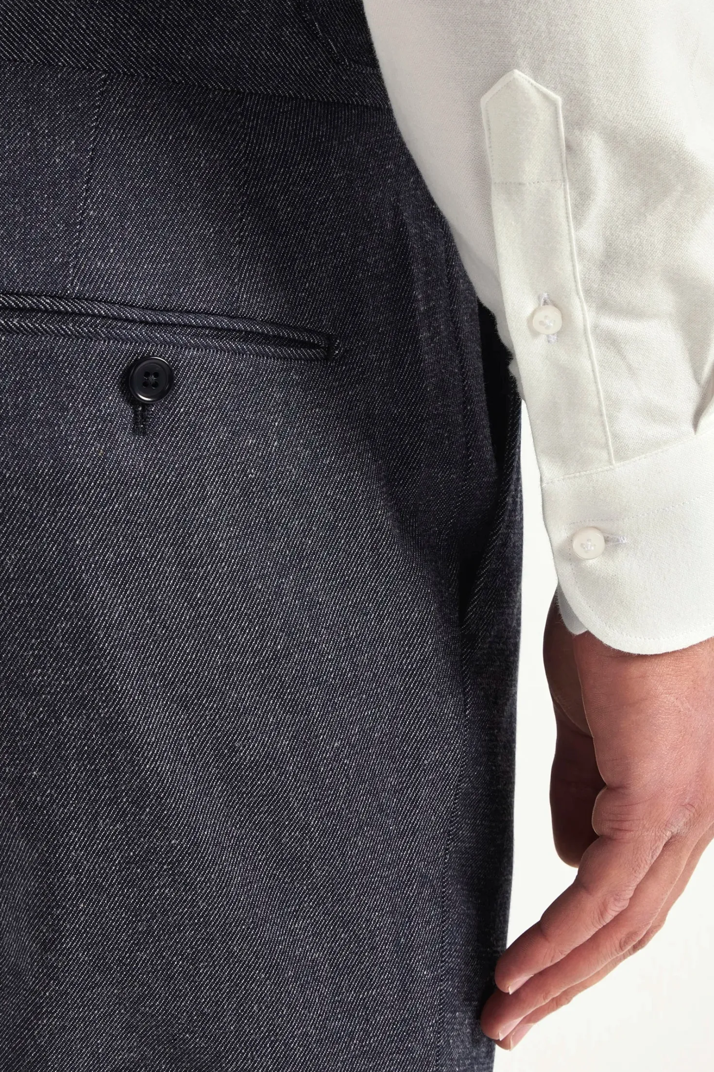 Pantalon Soragna en denim de luxe - Made in Italy