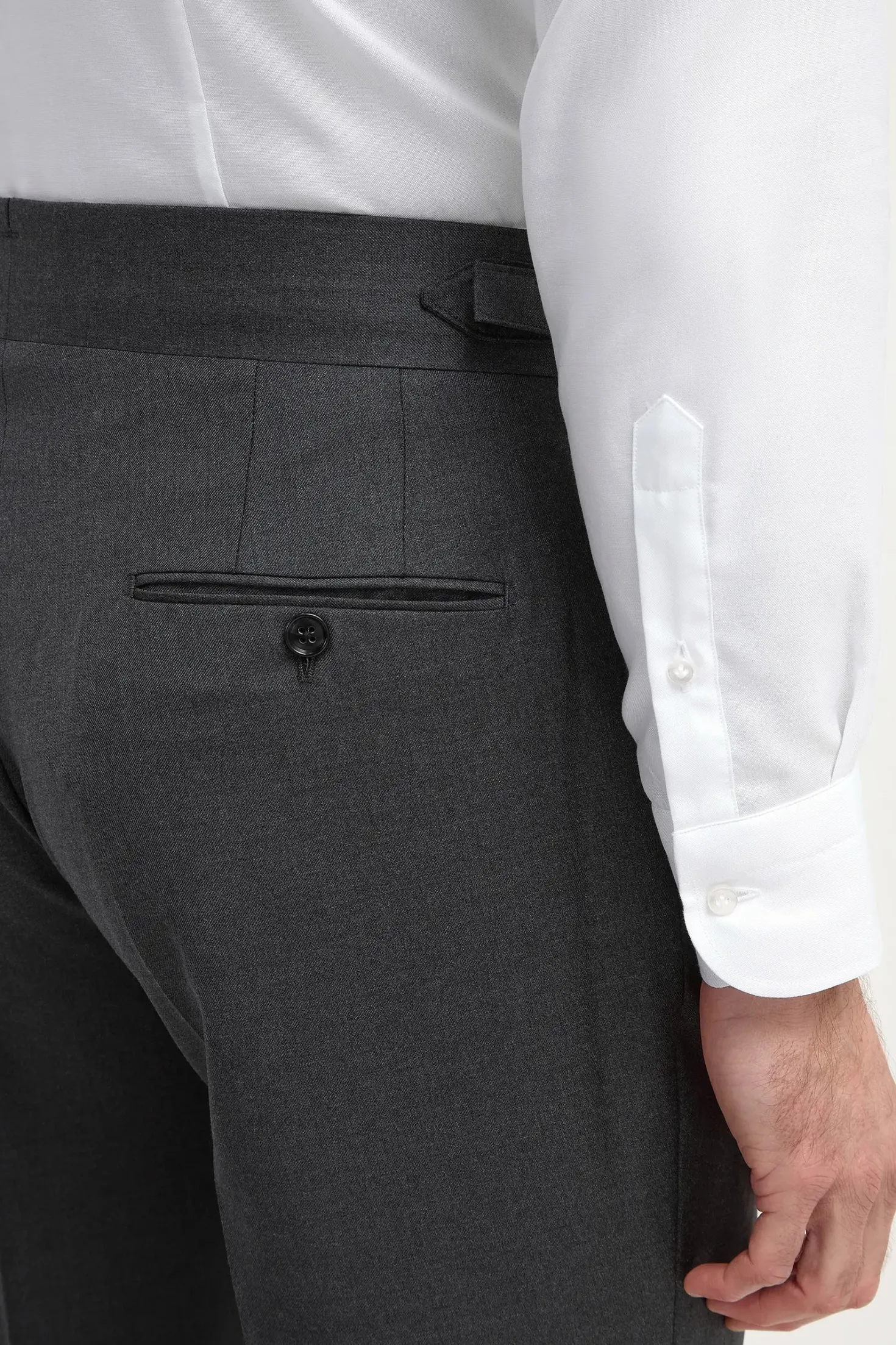 Pantalon Soragna gris foncé - Made in Italy