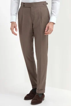 Pantalon Soragna marron - Made in Italy