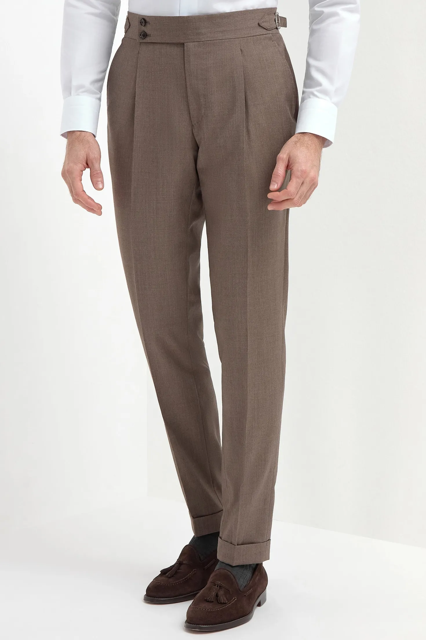 Pantalon Soragna marron - Made in Italy