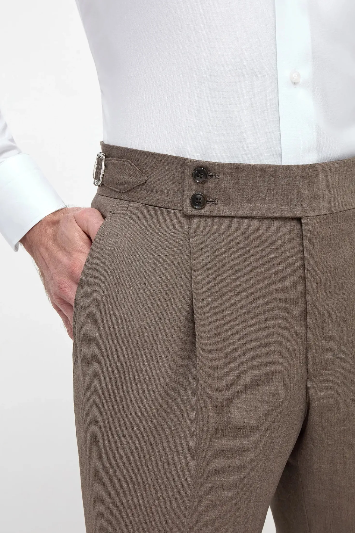 Pantalon Soragna marron - Made in Italy